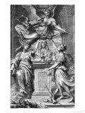 Buy Frontispiece for an Edition of Le Theatre De P. Corneille, Engraved by Guillaume Vallet (1632-1704) at AllPosters.com