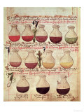 Buy Series of Flagons for Urine Analysis, from "Tractatus De Pestilencia" at AllPosters.com