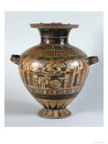 Buy Black-Figure Hydria Depicting the Nereids Mourning Achilles, circa 560-550 BC at AllPosters.com