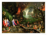 Orpheus with a Harp Playing to Pluto and Persephone in the Underworld