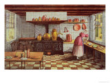 Buy Kitchen of the Hotel St.Lucas, in the Hoogstraat, Rotterdam, 1834 at AllPosters.com