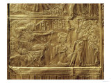Detail from the Golden Shrine, Tutankhamun's Treasure