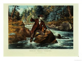 Buy Brook Trout Fishing, an Anxious Moment, 1862 at AllPosters.com