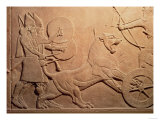Ashurbanipal II Killing Lions, the Palace of Ashurbanipal II,Nimrud, Iraq, Neo-Assyrian, 668-627 BC