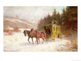 Buy The Post Coach in the Snow at AllPosters.com