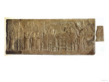 Banquet of Ashurbanipal, Gypsum Carving from North Palace, Nineveh, circa 640Bc