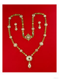 Necklace by Tiffany and Co. New York, 1870 (Diamonds and Enamelled Gilt)