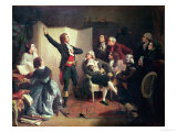 Rouget De Lisle (1760-1836) Singing the Marseillaise at the Home of Dietrich, Mayor of Strasbourg