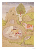 Rustam Killing the White Demon, from the "Shahnama" (Book of Kings)