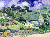 Thatched Cottages at Cordeville, Auvers-Sur-Oise, c.1890