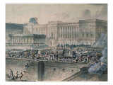 Buy The Arrival of Louis XVI (1754-93) in Front of the Louvre, 17th July 1789 at AllPosters.com