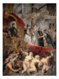 The Arrival of Marie De Medici (1573-1642) in Marseilles, 3rd November 1600, 1621-25