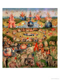 The Garden of Earthly Delights: Allegory of Luxury, Central Panel of Triptych, circa 1500