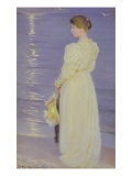 Buy Woman in White on a Beach, 1893 at AllPosters.com
