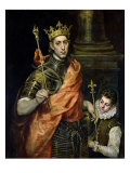 St. Louis (1215-70) and His Page, circa 1585-90