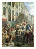 Buy Robespierre (1758-94) and Saint-Just (1767-94) Leaving for the Guillotine, 28th July 1794, 1884 at AllPosters.com