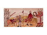The Tlaxcalan Suing for Peace with Hernando Cortes (1485-1547) (Manuscript)