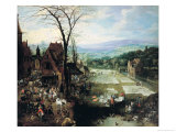 Buy Market and Bleaching Ground, 1620-22 at AllPosters.com