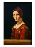 Portrait of a Lady from the Court of Milan, circa 1490-95 Giclee Print