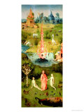 The Garden of Earthly Delights: the Garden of Eden, Left Wing of Triptych, circa 1500