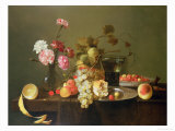 Buy Still Life of Fruit and Flowers at AllPosters.com