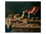 Buy Casket of Jewels on a Table, Principally of German Origin (1600-50) at AllPosters.com