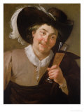 Buy Portrait of a Man Holding a Wine Glass at AllPosters.com
