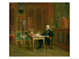 Buy Louis XVIII (1755-1824) in His Study at the Tuileries at AllPosters.com