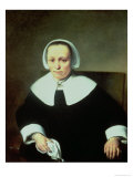 Buy Portrait of a Lady with White Collar and Cuffs at AllPosters.com