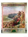 The Danes Descend Upon the Coast and Possess Northumberland in circa 793 Ad, circa 1861
