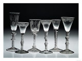 Air-Twist Glasses, 1750-60 (Glass)