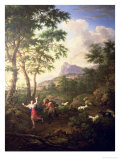 An Arcadian Landscape with Pan and Syrinx