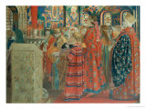 Buy Seventeenth Century Russian Women at Church, 1899 at AllPosters.com
