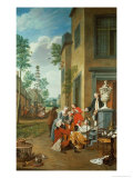 Villagers Merrymaking (One of a Series of Four) Giclee Print