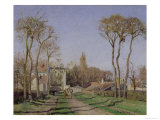 Entrance to the Village of Voisins, Yvelines, 1872