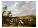 Buy Battle Scene at Lutzen Between King Gustavus Adolfus of Sweden and the Troops of Wallenstein, 1632 at AllPosters.com