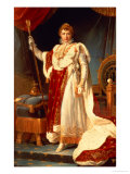 Napoleon in Coronation Robes, circa 1804 Giclee Print