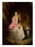Woman Seated in a Forest Glade