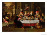 Buy Lazarus and the Rich Man's Table (From Luke XVI) at AllPosters.com