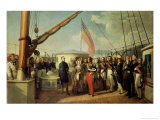 Buy Louis-Philippe I (1773-1850) and Queen Victoria (1819-1901) at Le Treport 2nd September 1843, 1844 at AllPosters.com
