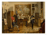 In the Studio of Miklos Barabas