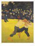 Buy The Wrestling Bretons, circa 1893 at AllPosters.com