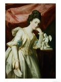 Portrait of a Lady with a Statuette of Cupid
