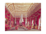 Buy The Crimson Drawing Room, Carlton House from Pyne's "Royal Residences," 1818 at AllPosters.com