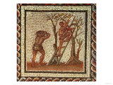 Picking Fruit, Roman Mosaic from Saint-Romain-En-Gal, France, AD 200-225