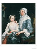 Buy Portrait of an Elderly Lady and a Young Girl at AllPosters.com