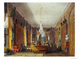 Buy The Queen's Library, Frogmore, Pyne's "Royal Residences," 1818 at AllPosters.com