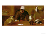 Buy Kitchen Maid with the Supper at Emmaus, circa 1618 at AllPosters.com