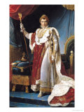 Napoleon I in His Coronation Robe, circa 1804 Giclee Print