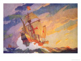 Columbus Crossing the Atlantic, 1927